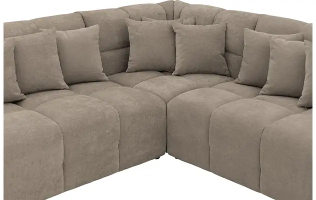 Goossens excellent hoekbank kubus bruin stof - 8252886-goossens-excellent-kubus-bank-stof-bruin-06