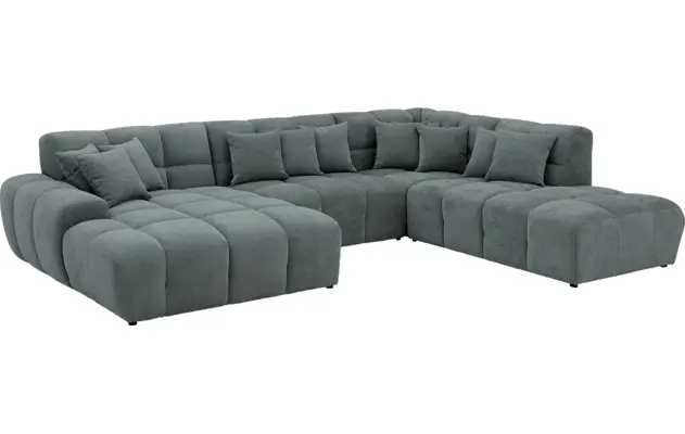 Goossens excellent u bank kubus groen stof - 8252890-goossens-excellent-kubus-bank-stof-groen-02