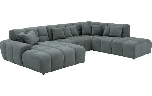 Goossens excellent u bank kubus groen stof - 8252890-goossens-excellent-kubus-bank-stof-groen-03