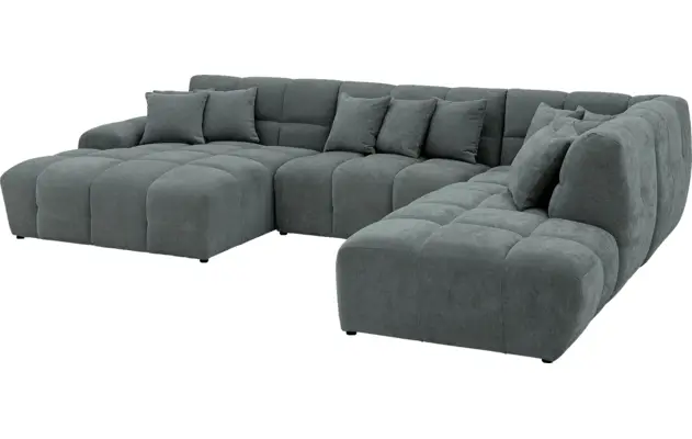 Goossens excellent u bank kubus groen stof - 8252890-goossens-excellent-kubus-bank-stof-groen-05