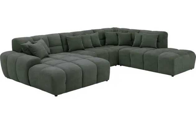 Goossens excellent u bank kubus groen stof - 8252892-goossens-excellent-kubus-bank-stof-groen-05