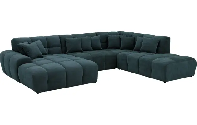 Goossens excellent u bank kubus groen stof - 8252893-goossens-excellent-kubus-bank-stof-groen-02