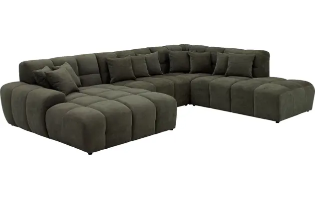 Goossens excellent u bank kubus groen stof - 8252894-goossens-excellent-kubus-bank-stof-groen-05