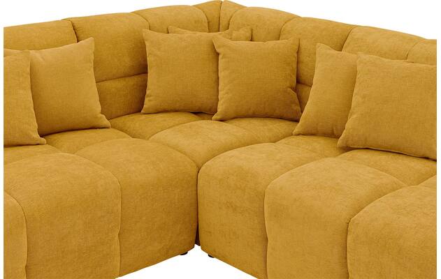 Goossens excellent u bank kubus geel stof - 8252896-goossens-excellent-kubus-bank-stof-geel-07