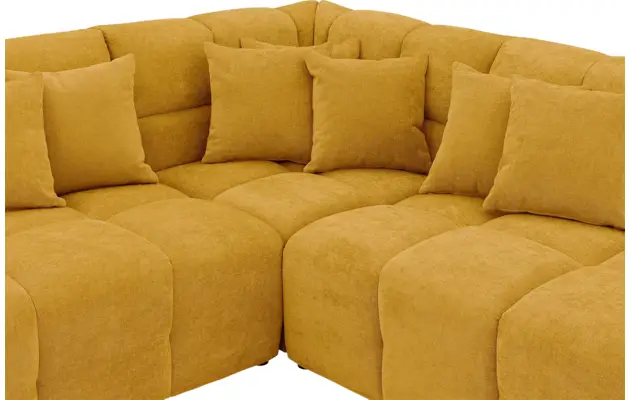 Goossens excellent u bank kubus geel stof - 8252896-goossens-excellent-kubus-bank-stof-geel-07