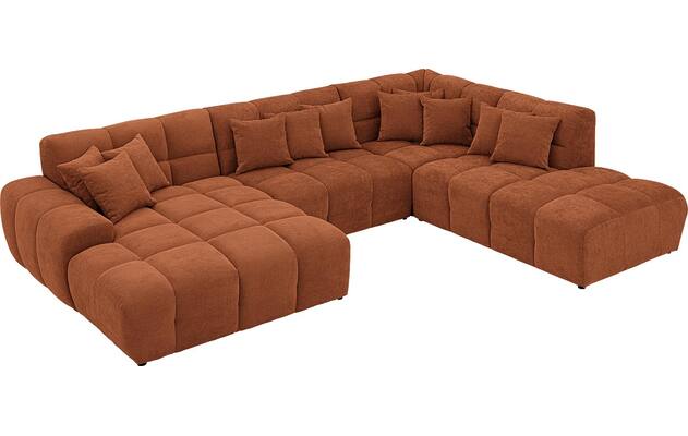 Goossens excellent u bank kubus bruin stof - 8252897-goossens-excellent-kubus-bank-stof-bruin-04