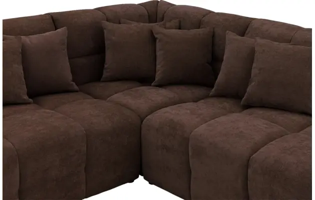 Goossens excellent u bank kubus bruin stof - 8252899-goossens-excellent-kubus-bank-stof-bruin-07