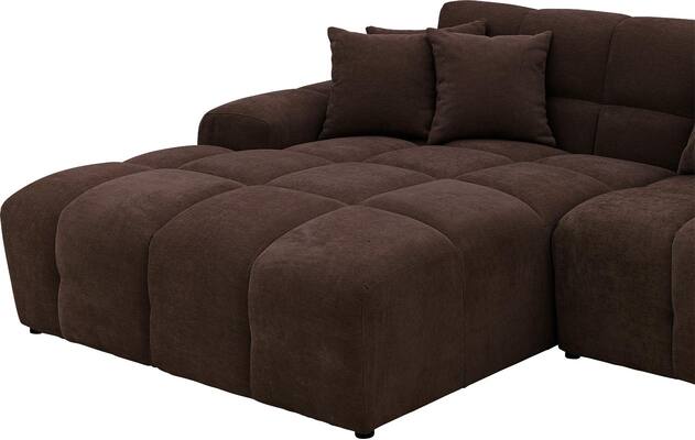 Goossens excellent u bank kubus bruin stof - 8252899-goossens-excellent-kubus-bank-stof-bruin-08