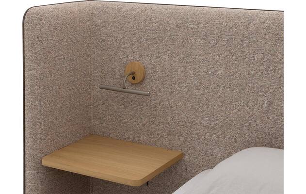 Goossens gestoffeerd bedframe burano storage bruin kunstleer - 8252935-goossens-burano-storage-bedframe-kunstleer-11