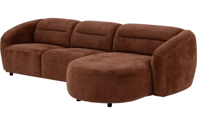 Goossens loungebank zitra bruin stof - 8252939-gespiegeld-13