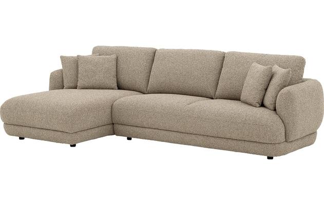 Goossens loungebank premiere beige stof - 8252949-gespiegeld-03