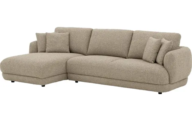 Goossens loungebank premiere beige stof - 8252949-gespiegeld-03