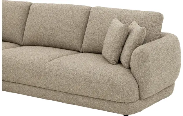 Goossens loungebank premiere beige stof - 8252949-gespiegeld-05