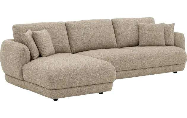 Goossens loungebank premiere beige stof - 8252949-gespiegeld-10