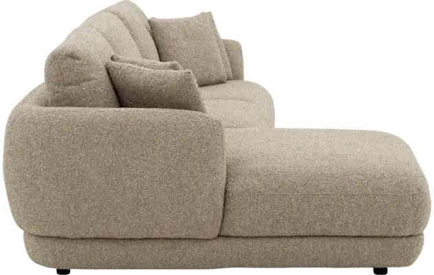Goossens loungebank premiere beige stof - 8252949-gespiegeld-11