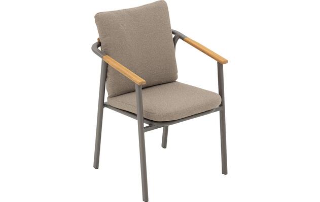 Goossens tuinstoel viesta bruin buitenstof - 8252951-goossens-viesta-tuinstoelen-buitenstof-05