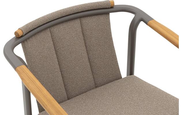 Goossens tuinstoel viesta bruin buitenstof - 8252951-goossens-viesta-tuinstoelen-buitenstof-10