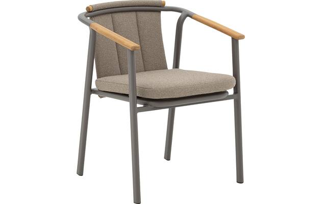 Goossens tuinstoel viesta bruin buitenstof - 8252951-goossens-viesta-tuinstoelen-buitenstof-12