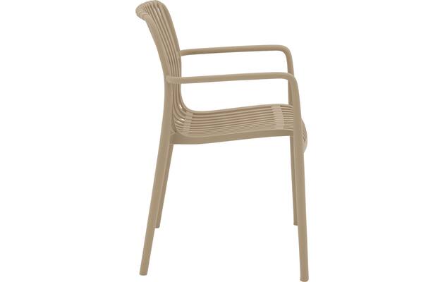 Goossens tuinstoel jelke bruin kunststof - 8252974-goossens-jelke-tuinstoelen-kunststof-03