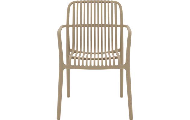 Goossens tuinstoel jelke bruin kunststof - 8252974-goossens-jelke-tuinstoelen-kunststof-04