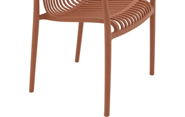 Goossens tuinstoel jelke oranje kunststof - 8252976-goossens-jelke-tuinstoelen-kunststof-07