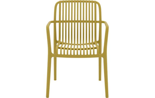 Goossens tuinstoel jelke geel kunststof - 8252977-goossens-jelke-tuinstoelen-kunststof-04