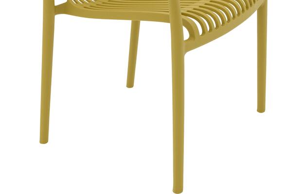 Goossens tuinstoel jelke geel kunststof - 8252977-goossens-jelke-tuinstoelen-kunststof-06