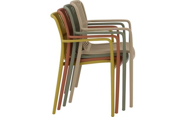 Goossens tuinstoel jelke geel kunststof - 8252977-goossens-jelke-tuinstoelen-kunststof-09