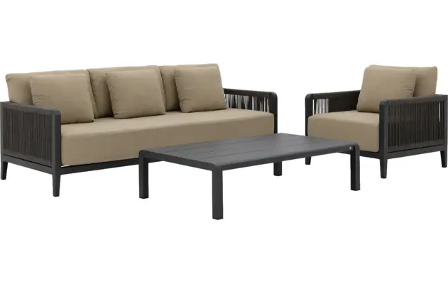 Goossens tuinbank yngvar beige buitenstof - 8252981-goossens-yngvar-loungesets-buitenstof-23