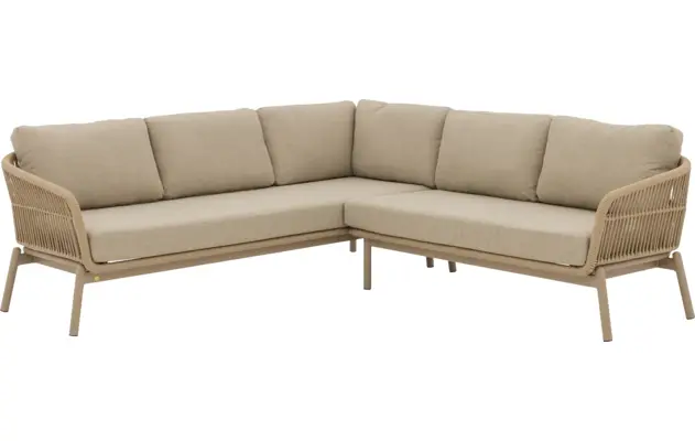 Goossens loungeset sorrento beige buitenstof - 8252984-goossens-sorrento-loungesets-buitenstof-01