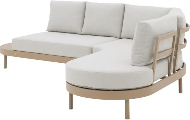 Goossens loungeset sirolo beige buitenstof - 8252985-goossens-sirolo-loungesets-buitenstof-06