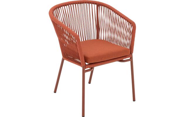 Goossens tuinstoel ravello oranje buitenstof - 8252990-goossens-ravello-tuinstoelen-buitenstof-05