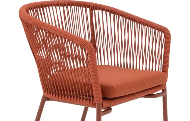 Goossens tuinstoel ravello oranje buitenstof - 8252990-goossens-ravello-tuinstoelen-buitenstof-06