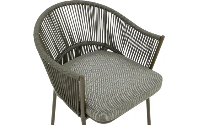 Goossens tuinstoel levanzo groen buitenstof - 8252991-goossens-levanzo-tuinstoelen-buitenstof-06