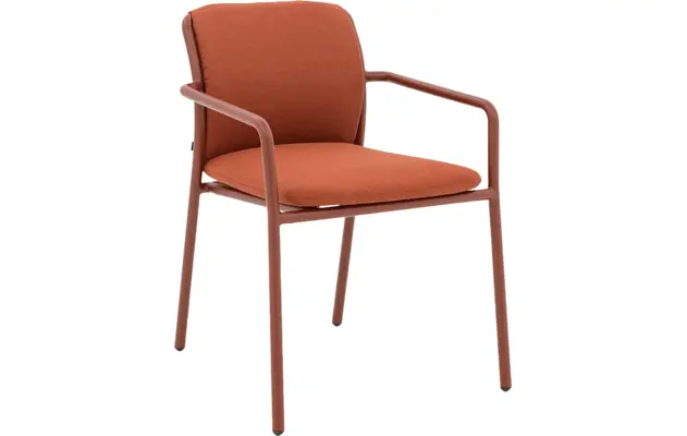 Goossens tuinstoel bibione oranje buitenstof - 8252996-goossens-bibione-tuinstoelen-buitenstof-01