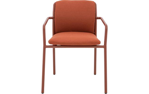 Goossens tuinstoel bibione oranje buitenstof - 8252996-goossens-bibione-tuinstoelen-buitenstof-02