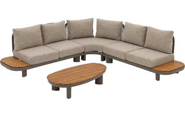 Goossens loungeset monaco bruin buitenstof - 8252997-goossens-monaco-loungesets-buitenstof-14