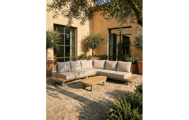 Goossens loungeset monaco bruin buitenstof - 8252997-goossens-monaco-loungesets-buitenstof-90