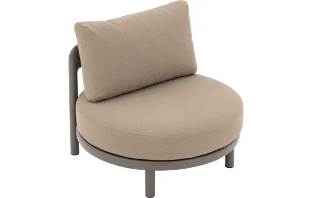 Goossens fauteuil catch of the day bruin buitenstof - 8253010-goossens-catch-of-the-day-tuinbanken-buitenstof-14