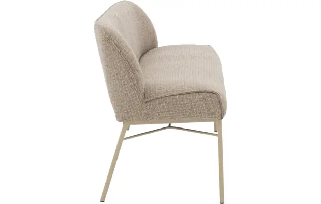 Goossens eetkamerbank rory beige stof - 8253046-goossens-rory-eetkamerstoel-stof-beige-04