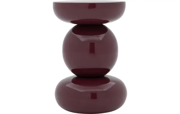 Goossens bijzettafel maroon bruin metaal - 8253050-goossens-maroon-kleinmeubel-metaal-11