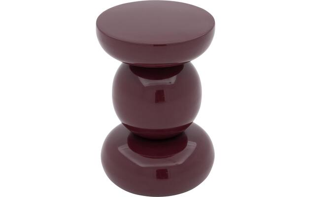 Goossens bijzettafel maroon bruin metaal - 8253050-goossens-maroon-kleinmeubel-metaal-12