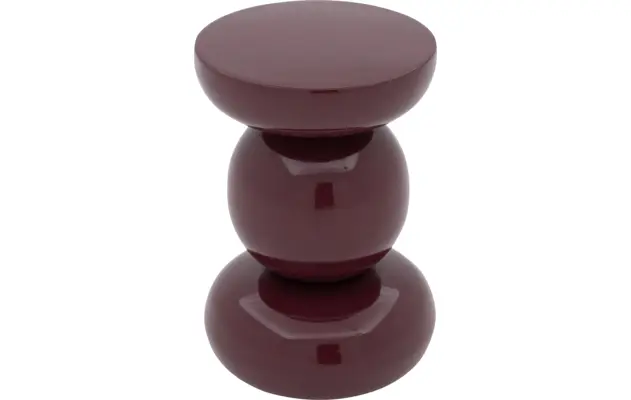 Goossens bijzettafel maroon bruin metaal - 8253050-goossens-maroon-kleinmeubel-metaal-12