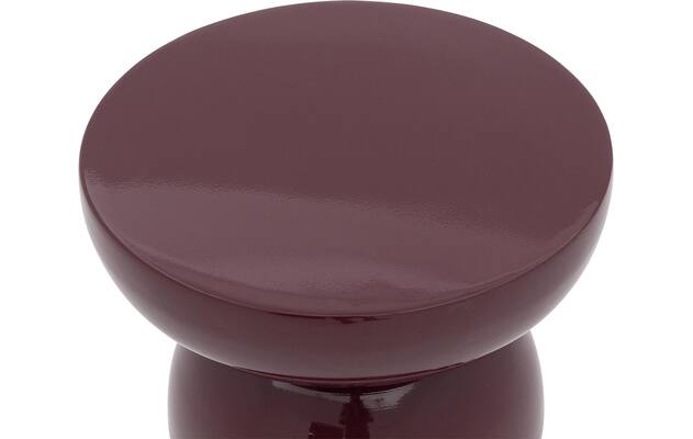 Goossens bijzettafel maroon bruin metaal - 8253050-goossens-maroon-kleinmeubel-metaal-13