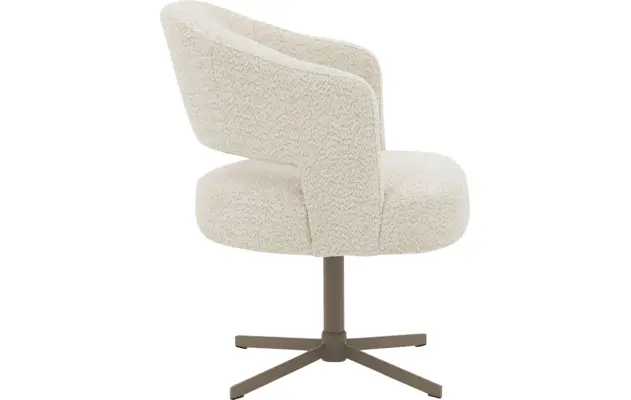 Goossens excellent eetkamerstoel roma wit stof - 8253053-goossens-excellent-roma-eetkamerstoel-stof-wit-03