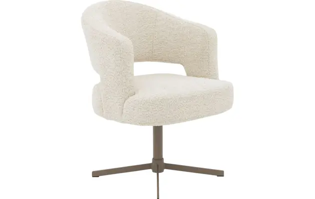 Goossens excellent eetkamerstoel roma wit stof - 8253053-goossens-excellent-roma-eetkamerstoel-stof-wit-05
