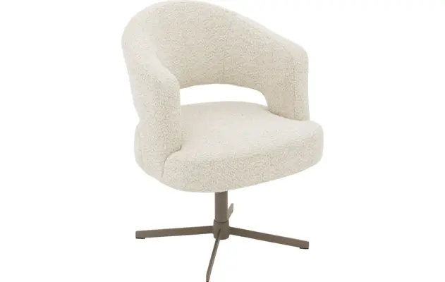 Goossens excellent eetkamerstoel roma wit stof - 8253053-goossens-excellent-roma-eetkamerstoel-stof-wit-06