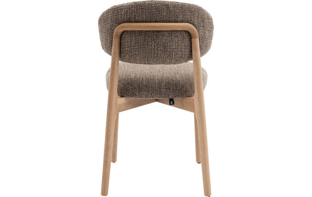 Goossens eetkamerstoel bessy bruin stof - 8253058-goossens-bessy-eetkamerstoel-stof-bruin-05