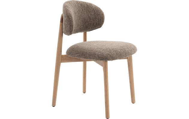 Goossens eetkamerstoel bessy bruin stof - 8253058-goossens-bessy-eetkamerstoel-stof-bruin-06