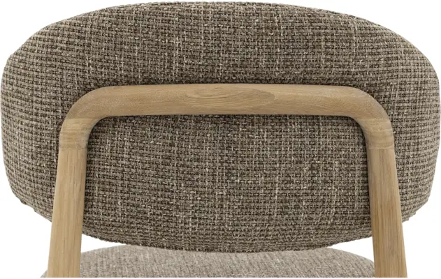 Goossens eetkamerstoel bessy bruin stof - 8253058-goossens-bessy-eetkamerstoel-stof-bruin-22